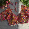 Rk Blouse Heavy Italian Silk With Gamthi & Shell Lace Pattern Blouses Wholesalers In India